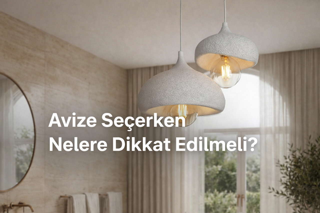 Avize Seçerken Nelere Dikkat Edilmeli?