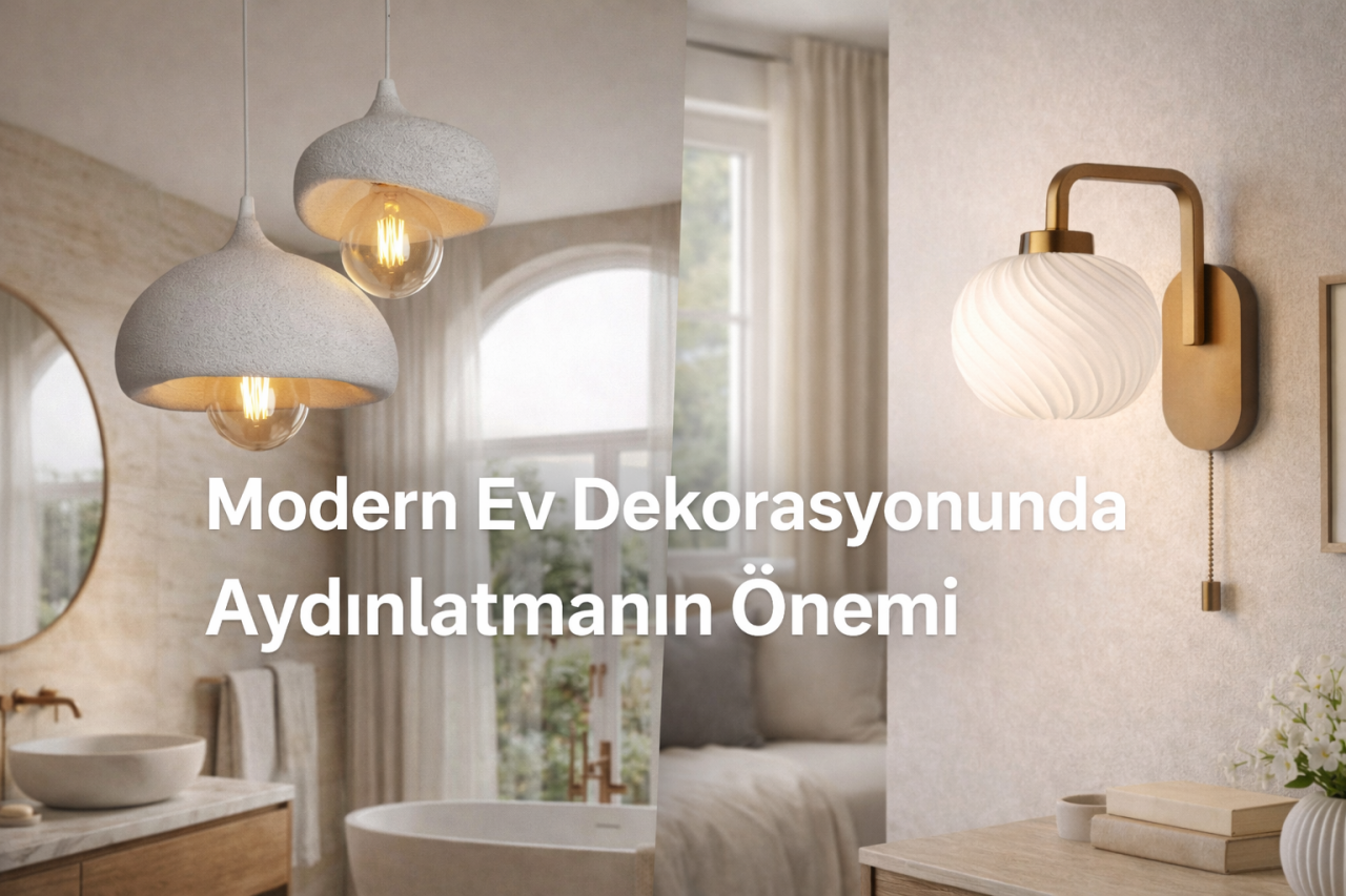 Modern Ev Dekorasyonunda Aydınlatmanın Önemi