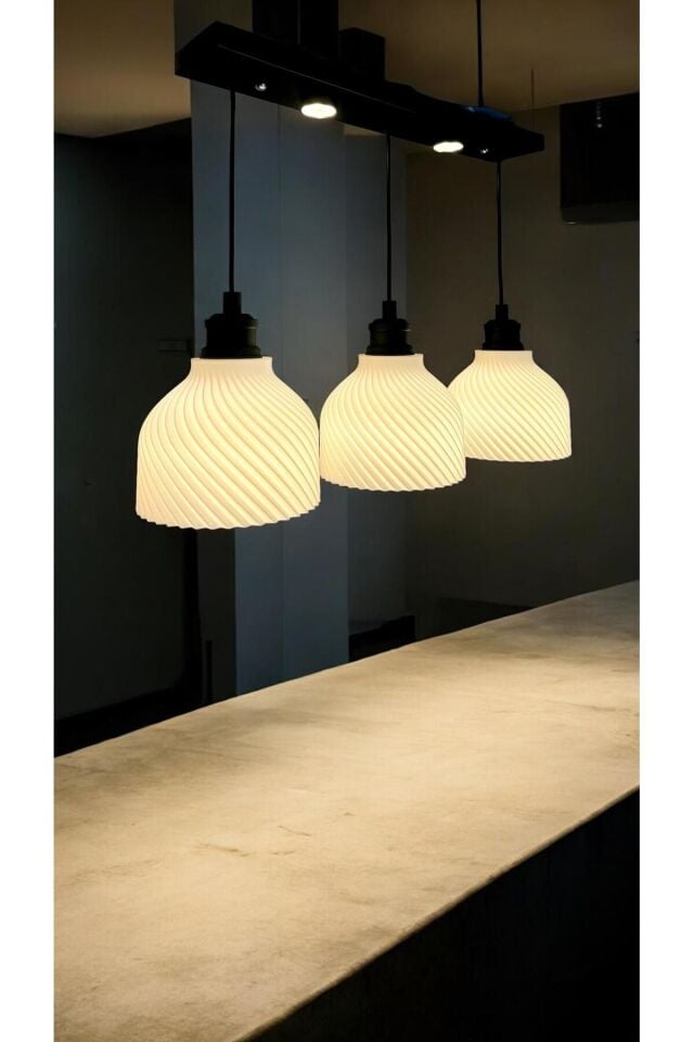 Radiance 3 Renkli Modern Mutfak Banyo Led Salon Sarkıt Avize
