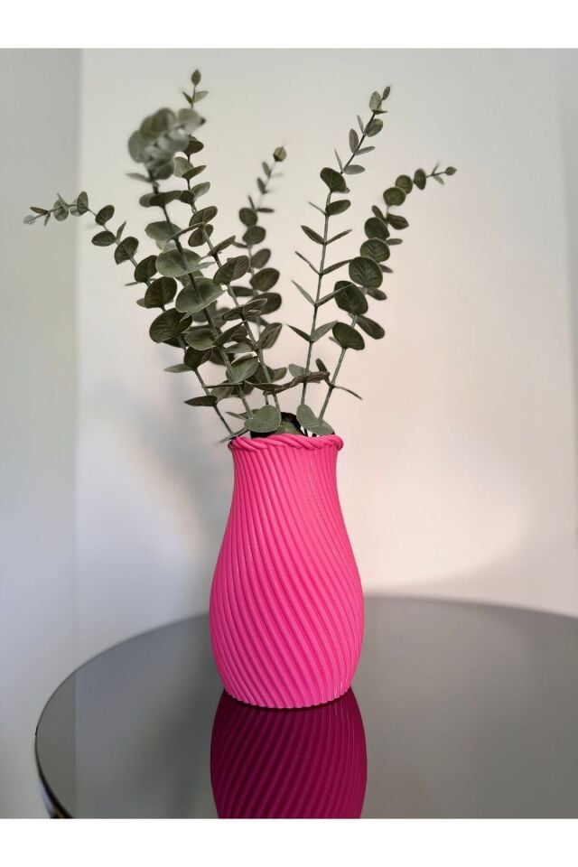 Parlak Pembe Vazo -salon, Mutfak, Masa Dekorasyon