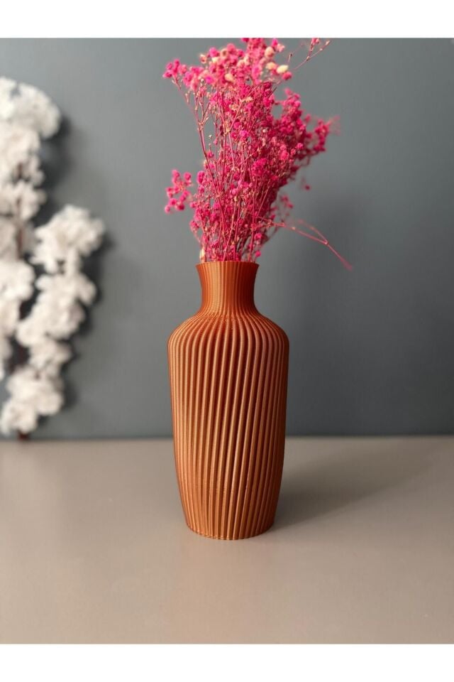 Modern ve Şık Dekoratif Plastik  Vazo *Large Boy* 30 cm