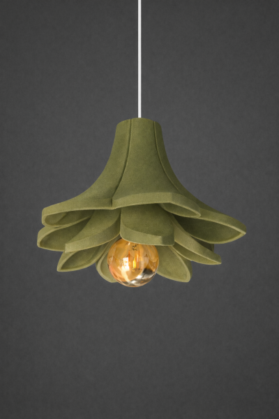 Tekli Lotus Sarkıt Avize Rustik E27 Modern Avize Bohem Beton Görünüm