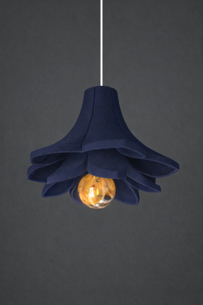 Tekli Lotus Sarkıt Avize Rustik E27 Modern Avize Bohem Beton Görünüm