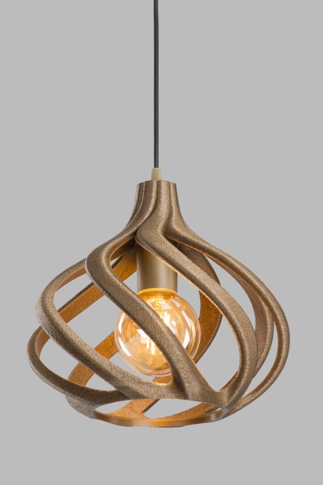 Twist Aura Modern Tasarım Sarkıt Beton Avize - Eskitme - AMPUL DAHİLDİR