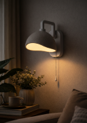 Şarjlı Kablosuz LED Duvar Apliği – Modern Başucu Lambası