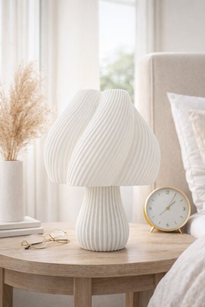 Modern Tasarım Abajur Dekoratif Masa Lambası | Yatak Odası Salon Ofis Aydınlatma