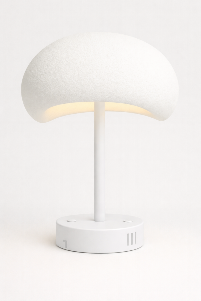 Beton Dokulu Modern Şarjlı Masa Lambası | Minimal LED Abajur